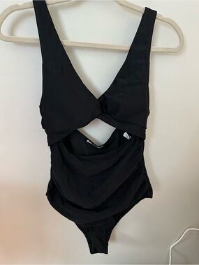 AI'MAGE Women's One Piece Swimsuit High Waisted Bathing Suit Cutout - M- new